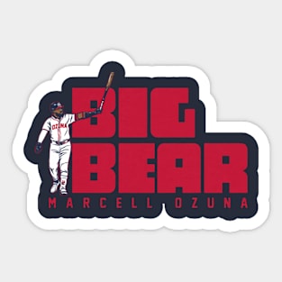 Marcell Ozuna Big Bear Sticker